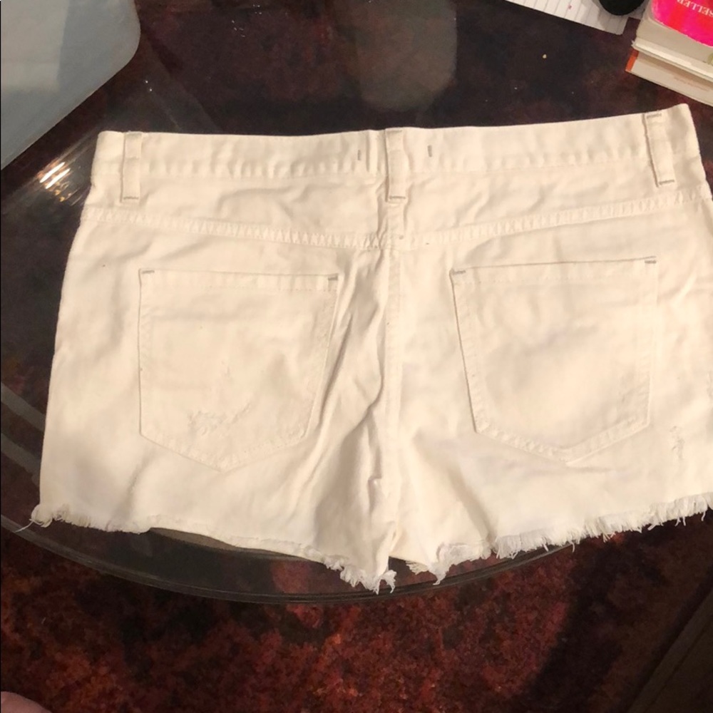 White Jean shorts by free people - Picture 2 of 3